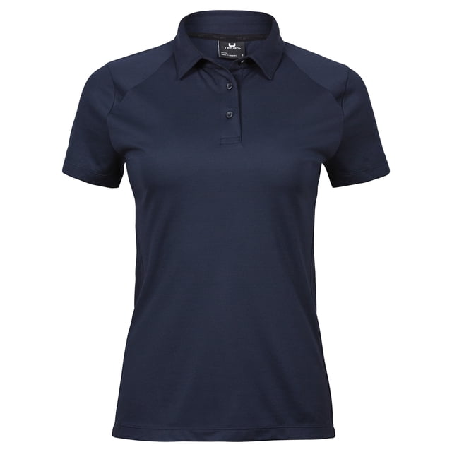 Tee Jays - Polo Luxury Deporte para Mujer (Azul Marino)