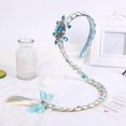 thumbnail image 4 of 2 Pièces Enfants Bandeaux de Neige de Dessin Animé Neige Flocon de Neige Accessoires de Style Tresses de Bandeaux Partie Performance Coiffure Enfants Filles, 4 of 9