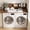 Brown, variant on Fnova 54" 2-Tier Washer Dryer Countertop with Storage Shelf, Laundry Topper Organization with Non-Slip Pads, Waterproof, Stain-Resistant, Brown