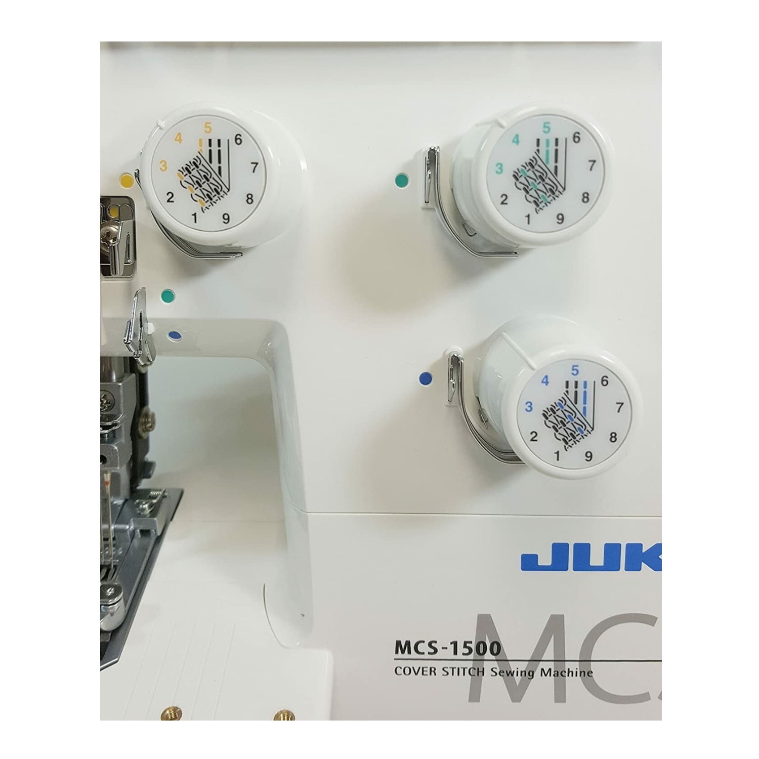 Juki MCS-1500 Cover Stitch and Chain Stitch Sewing Machine with 1,350 Stitches per Minute