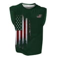thumbnail image 4 of Men's Patriotic Tank Top Flag Sleeveless Shirt Summer Gym Workout Funny Graphic Tee for 4th of July Celebrations, 4 of 4