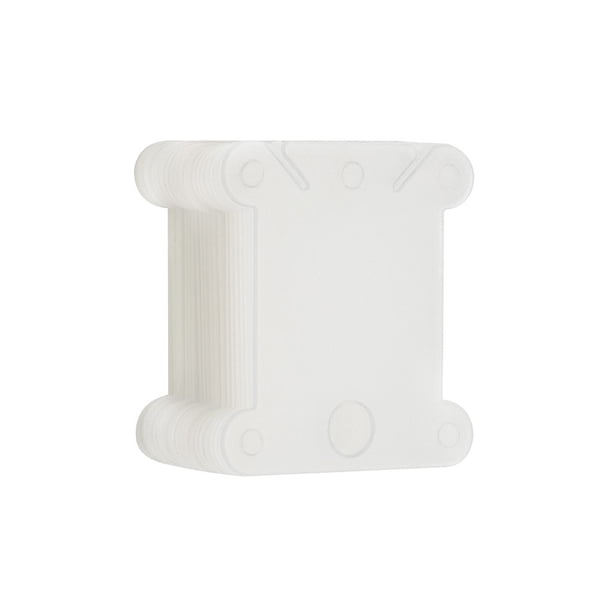 Cateissary Tablero de bobinado, bobinas de hilo, carrete de cable, bobinadora de alambre, comodidad de larga duración, punto de simple, Artesanía Transparente 100 piezas