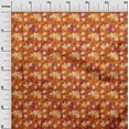 thumbnail image 2 of oneOone Cotton Jersey Orange Fabric Batik Sewing Craft Projects Fabric Printeds By Yards 58 Inches Wide, 2 of 4