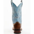 thumbnail image 5 of Laredo Women's Darla Embroidered Burnished Leather Western Performance Boot Light Blue 8 M  US, 5 of 7