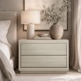 thumbnail image 2 of Navis Contemporary 32" Nightstand in Whitewashed Oak (2-Drawer), 2 of 8