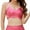 Pink, variant on Bras for Women,Bra Metallic Bandage Top - Bodycon Crop Top Designed for Style and Comfort for Night Out and Parties,Sports Bras for Women,Gold,L