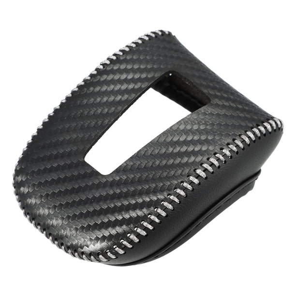 Cubierta de palanca de cambio de marchas para Mitsubishi Outlander PHEV GN0W GN Series 2022-2023 patrón de fibra de carbono de piel sintética negro gris