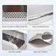 thumbnail image 4 of Caja de arena para gatos Henkelion de acero inoxidable, 26 L, extra grande, 4 of 9