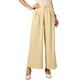 thumbnail image 2 of Pantalones de pierna ancha INSPIRE CHIC para mujer, pantalones de oficina de cintura alta con bolsillos M color caqui, 2 of 6