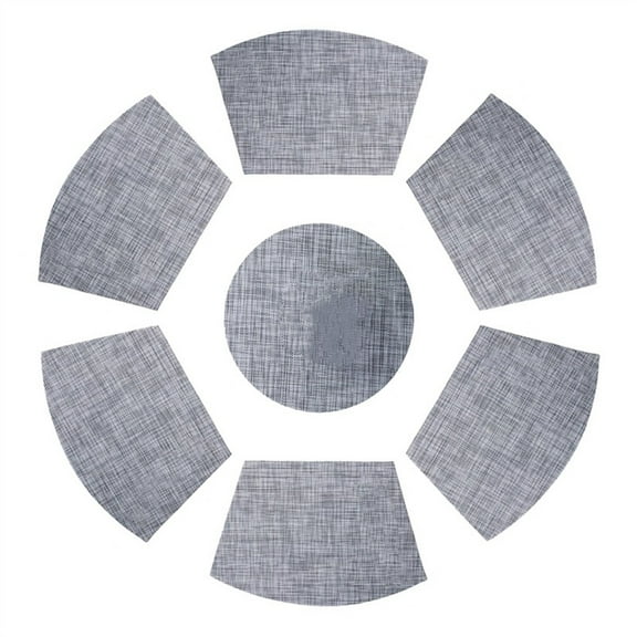 Wedge Placemats Round Placemats Easy To Clean For Kitchen Dining Tableware