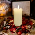 thumbnail image 1 of Feltree Flame Flicker LED Electronic Candle with Timer Function, Realistic Paraffin Style Battery Operated Tealight for Weddings/Ambience, 1 of 8