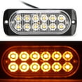 thumbnail image 3 of Warning Lamp, Durable Strobe Light High Thermal Conductivity 12V-24V  For Motorcycles For Cars For Trucks ANGGREK Amarillo, 3 of 8