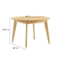 thumbnail image 6 of Modway Vision 45 in Round Dining Table, Oak, 6 of 8