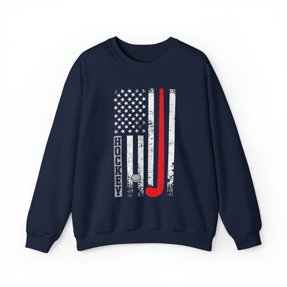 Flag Hockey Unisex Sweatshirt, Hockey Lover Unisex Sweater