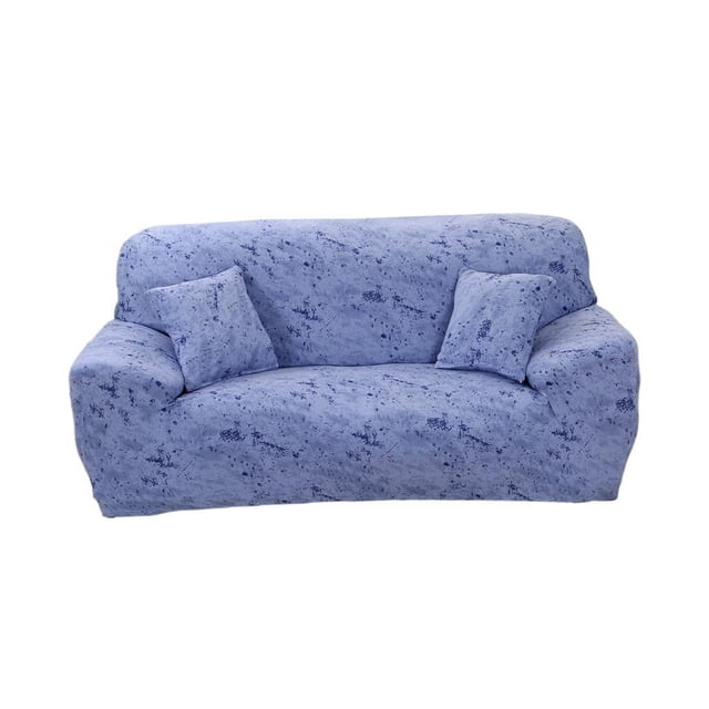 Funda Lavable Personalizada Para Sillón, Sofá, 4 Tamaños, Azul Zafiro 3 plazas 190-230cm