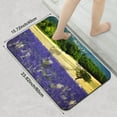 thumbnail image 3 of 1pc Lavender Field with Tree Bathroom Rug Bathroom Decor and Qccessories- Durable,Anti Slip,And Quick Drying,Suitable For Indoor/outdoor Use - Perfect For Bathrooms,Bedrooms,Kitchens, 3 of 9