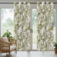 thumbnail image 5 of Outdoor Curtains for Patio Waterproof, Tropical Leaf Outdoor Privacy Panels Grommet, Palm Leaves Plants Vintage Spring Green Blackout Outside Curtains for Porch/Cabana 54"x84", 2 Panels, 5 of 8