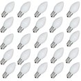 thumbnail image 1 of Bombillas GOOTHY C7 de cerámica blanca, 5 W, 120 V, paquete de 25, 1 of 9