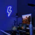 thumbnail image 3 of POINTERTECK Panneau Néon pour Twitch Tiktok Youtube Streamers/Gamers - Panneau Lumineux en Direct/enregistrable – Panneaux Led Rouges Cool pour Décoration de Studio Mur Chambre Salle de Jeux, 3 of 6