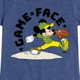 thumbnail image 3 of Disney - Game Face Baseball - Toddler & Youth Girls Short Sleeve Graphic T-Shirt, 3 of 5