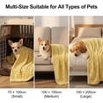 thumbnail image 5 of Emotional Support Blanket Yellow, Security Blanket, Calming Dog Blanket, Rabbit Hair Plush, Designed for Pets, Soft and Comfortable for Indoors Sofa, Kennel&nbsp;(Blue,70*100cm), 5 of 8