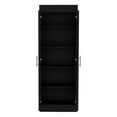 thumbnail image 7 of Depot E-Shop Teller Pantry Cabinet with 5 Shelves, Black -Kitchen, 7 of 7