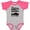 Baseball Heather and Hot Pink, variant on Inktastic Future Submariner Like Daddy Boys or Girls Baby Bodysuit