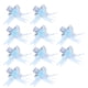 thumbnail image 2 of Yuarrent 10 Uds. De guirnaldas de colores ligeras y bonitas con lazo, arte romántico con leche, regalos de cumpleaños y bodas, manija de Kits de decoración para fiestas Cielo azul, 2 of 6