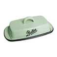 thumbnail image 3 of Ceramic Butter Plato Caja de almacenamiento de queso Gran capacidad Hogar con recipiente de tapa Restaurante para hornear para hornear, 3 of 8