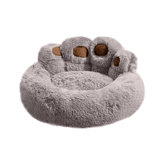 Zmeidao Cozy And Comfy Pet Dog Bed - All Seasons Paw Shape Warm Dog Bed Cushion