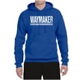 thumbnail image 2 of Wild Bobby Waymaker Inspirational/Christian Unisex Graphic Hoodie Sweatshirt, Royal, X-Large, 2 of 5