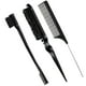 thumbnail image 1 of Apuakthei - Juego de 3 cepillos para cardar, cepillo de borde y peine, cepillo de cerdas para el cabello, peine para cardar, peines de aseo, peine de cola de rata resistente para viajes, estilistas,, 1 of 8