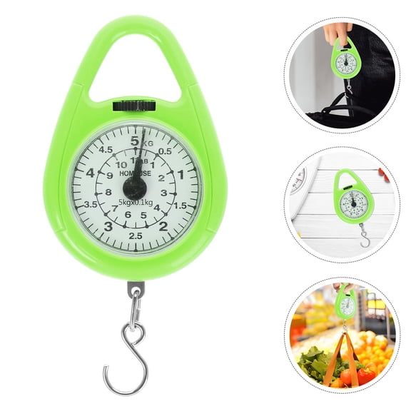 Pretyzoom Small Hanging Weight Scale Mechanical Spring Scale with Hook for Travel Use