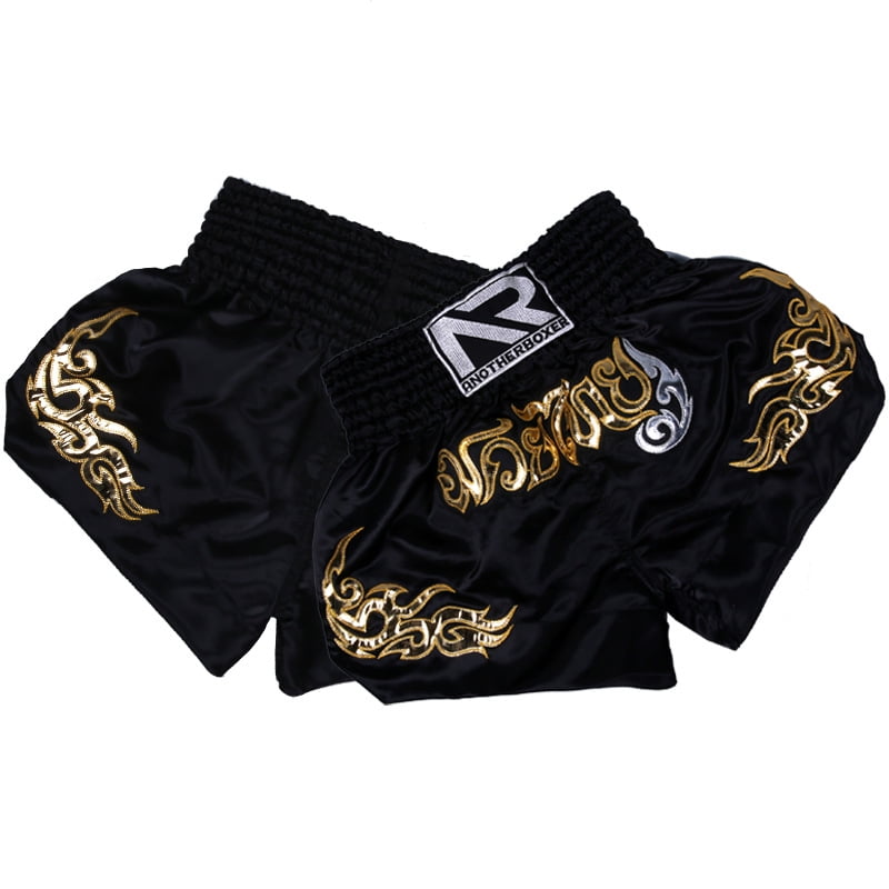 MMA Boxing Black Shorts Training Pants Muay Thai Fighting Clothes Men/ Women New 