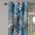 thumbnail image 3 of Ambesonne Grommet Curtain, , 50"x72", Dark Grey and Sky Blue, 3 of 5