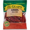 El Guapo Whole Arbol Chili Pods (Chile de Arbol Entero), 2 oz