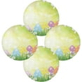 thumbnail image 2 of Coolnut Easter Eggs Spring Floral Round Placemats Durable Non-Slip Table Mat Heat and Stain Resistant Placemat for Kitchen Table Outdoor BBQ Activities(4PCS) Home Decor Gifts, 2 of 7