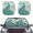Peacock, variant on Jeiento Starfish Sea Sunshade Visor 2 PCS Car Windshield Sun Shade Easy Installation Foldable Automotive Interior Accessories for Sun Protection Sun Shade for UV Protection