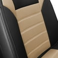 thumbnail image 3 of FH Group Premium Universal Fit Car Seat Cushions Set For Car Truck SUV Van Beige - Front Set, 3 of 5
