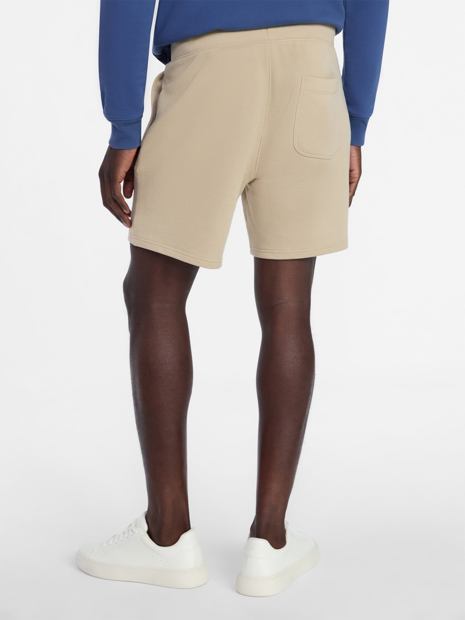 George Men's Washed Terry Shorts 8", Size S-3XL