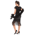 thumbnail image 5 of PrettyGuide Women's Great Gatsby Dress 1920s Vintage Beaded Fringe Flapper Dress with Sleeve Cocktail Party, Small, 5 of 8