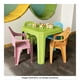 thumbnail image 4 of Mesa Infantil con 4 Sillas de Colores para Niños Plástico Resistente Comer Dibujar Rattan Nube (Verde), 4 of 4