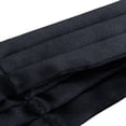 thumbnail image 4 of de negro liso liso para hombre, de suave, vestido elegante de boda Zulema Los hombres pajaritas y corbatas, 4 of 6