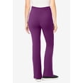 thumbnail image 2 of Woman Within Plus Size Stretch-Cotton Knit Pull-On Bootcut Pocket Leggings, 2 of 6