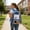 Blue, variant on Clear PVC Large Capacity Organizer Backpack Lightweight Waterproof Easy Clean for Campus Concert Travel Storage Pack Daypack