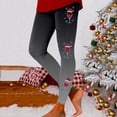 thumbnail image 2 of HAPIMO Yoga Legging Pants for Women Running Sports Christmas Print Stretch High Rise Fall Trousers Trendy Clothes Solid Black XL, 2 of 3