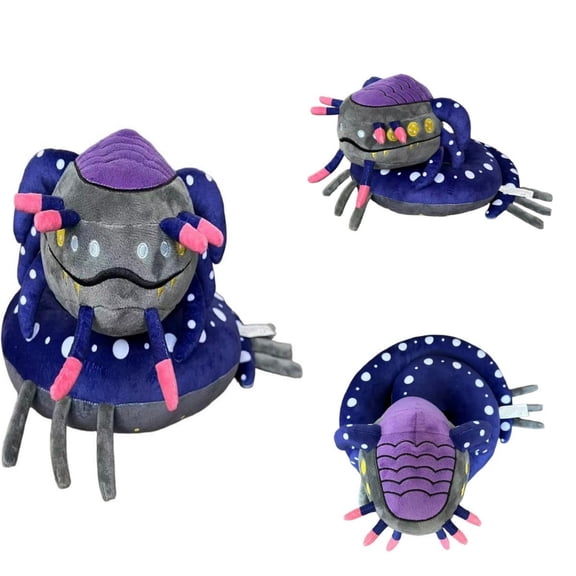 Hoverfish Plush Toy Game Sub-Nautica Character Plush Doll (Dark Blue-36cm)