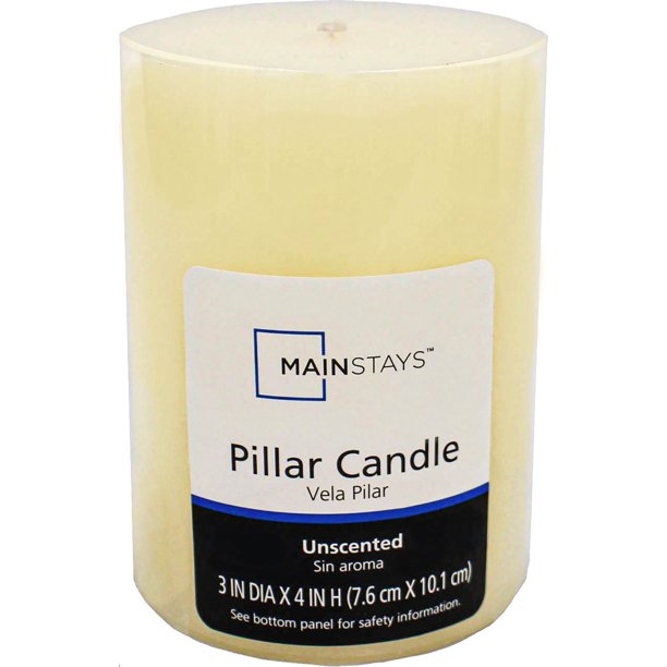 Mainstays Pillar Candle