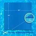 thumbnail image 4 of Resilia 36" x 36" Stay-Put Pool Ladder Mat - Blue Protective Non-Slip Pad, 4 of 9