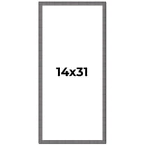 14x31 Frame Blue Kingsley Pewter Solid Wood Picture Frame Width 0.75 Inches |Interior Depth 0.5